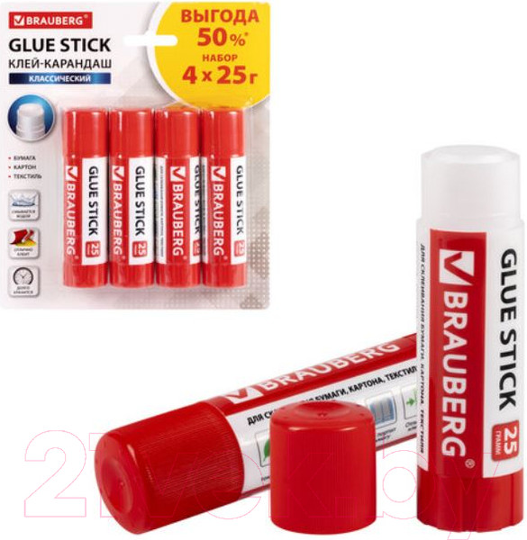 Изображение товара Клей-карандаш Brauberg 229472