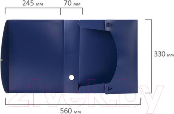 Изображение товара Коробка архивная Brauberg Energy / 231539 (синий)