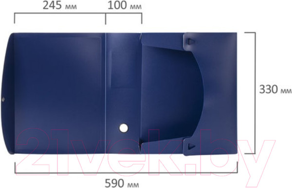 Изображение товара Коробка архивная Brauberg Energy / 235375 (синий)