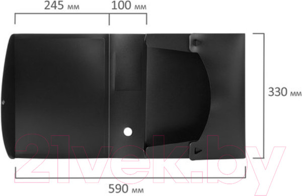 Изображение товара Коробка архивная Brauberg Energy / 236854 (черный)