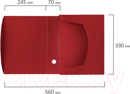 Изображение товара Коробка архивная Staff 237276 (красный)