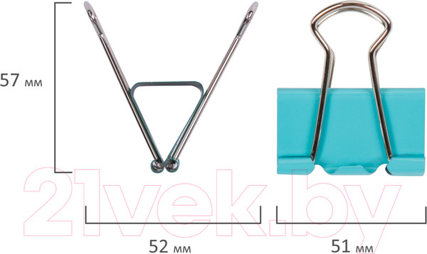 Изображение товара Зажим для бумаги Staff 225160 (12шт)