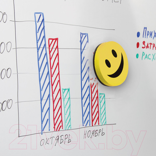 Изображение товара Стиратель для доски Staff Смайлик / 237502