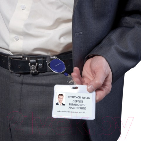 Изображение товара Держатель для бейджа Brauberg 235726