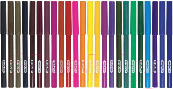 Изображение товара Фломастеры Пифагор Веселая такса / 151399 (24шт)