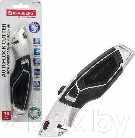 Изображение товара Нож пистолетный Brauberg Professional / 237160
