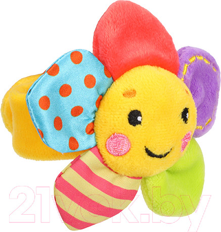 Изображение товара Погремушка Жирафики Радужный цветочек на руку / 939714