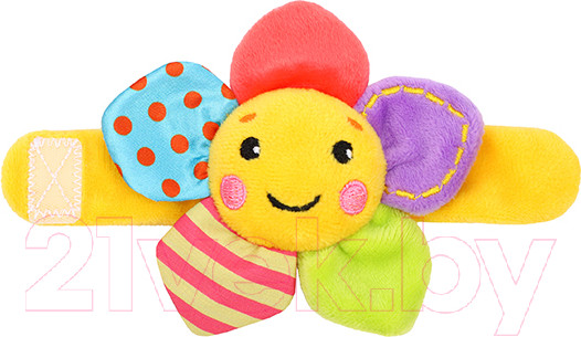 Изображение товара Погремушка Жирафики Радужный цветочек на руку / 939714