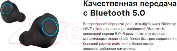 Изображение товара Беспроводные наушники Niceboy Hive Drops