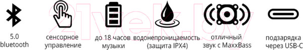 Изображение товара Беспроводные наушники Niceboy Hive Pins