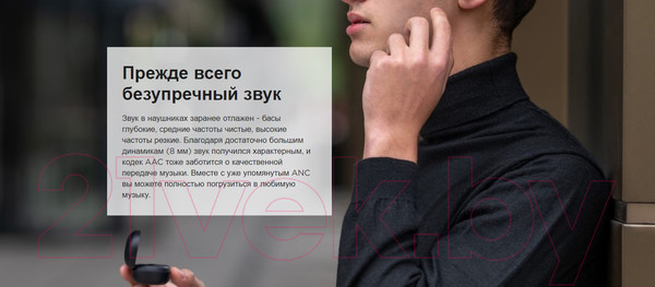 Изображение товара Беспроводные наушники Niceboy Hive Pins 2 ANC