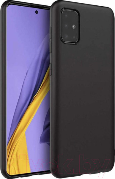 Изображение товара Чехол-накладка Case Matte Lux для Galaxy A51 (черный)