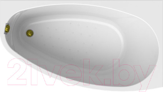 Изображение товара Ванна акриловая Radomir Орсини R / 1-01-4-2-1-032К (сифон бронза)