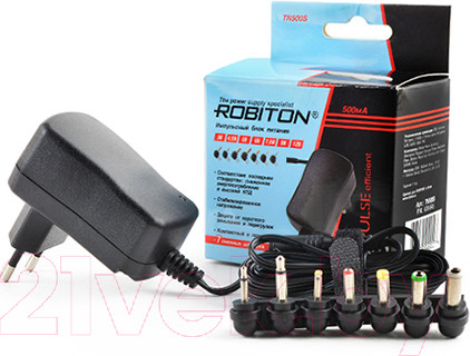 Изображение товара Адаптер питания сетевой Robiton TN500S BL1