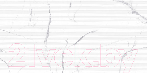 Изображение товара Декоративная плитка Beryoza Ceramica Statuario White Decor (600x300)