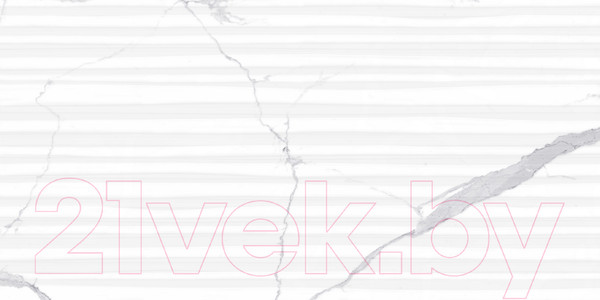 Изображение товара Декоративная плитка Beryoza Ceramica Statuario White Decor (600x300)