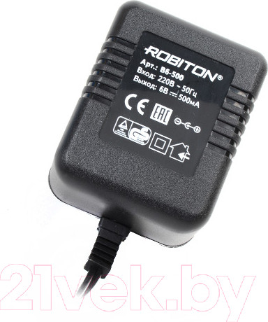 Изображение товара Адаптер питания сетевой Robiton B6-500
