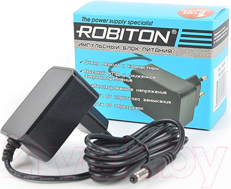 Изображение товара Адаптер питания сетевой Robiton IR9-9W
