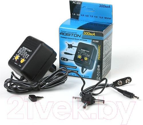 Изображение товара Адаптер питания сетевой Robiton PC1000 BL1