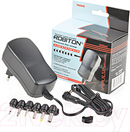 Изображение товара Адаптер питания сетевой Robiton TN2250S BL1