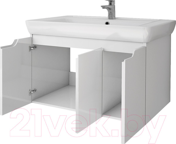 Изображение товара Тумба под умывальник Dreja Q(D) / 99.1003 (белый глянец)