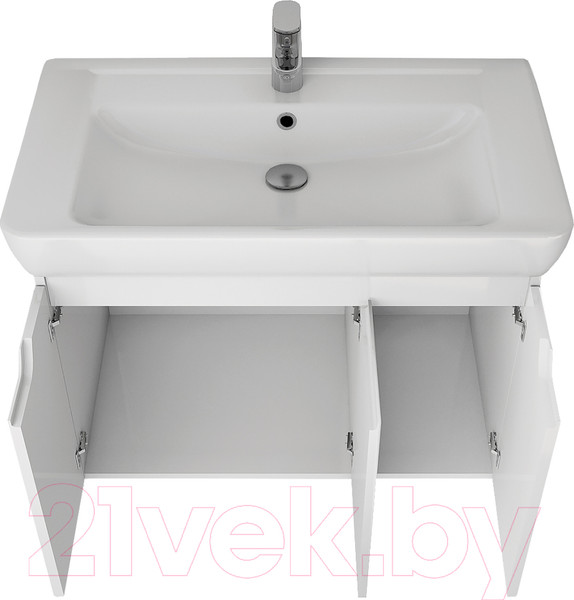 Изображение товара Тумба под умывальник Dreja Q(D) / 99.1003 (белый глянец)