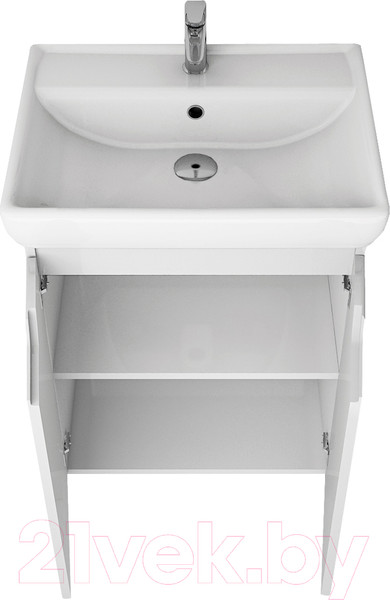 Изображение товара Тумба под умывальник Dreja Q Plus (D) / 99.1004 (белый глянец)