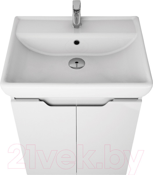 Изображение товара Тумба под умывальник Dreja Q Plus (D) / 99.1004 (белый глянец)