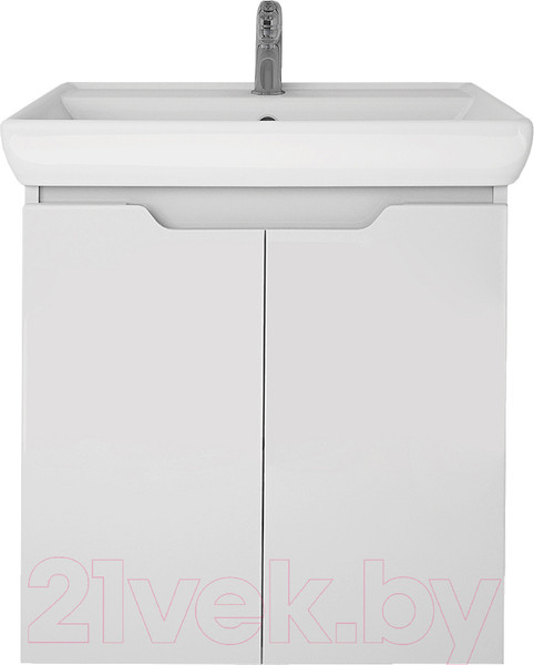 Изображение товара Тумба под умывальник Dreja Q Plus (D) / 99.1004 (белый глянец)