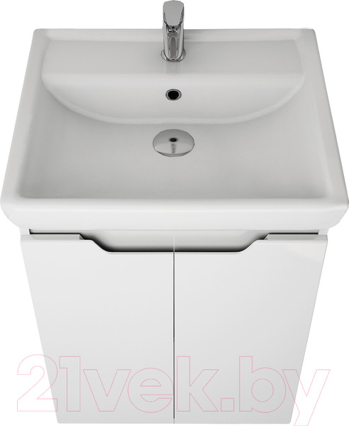 Изображение товара Тумба под умывальник Dreja Q Plus (D) / 99.1008 (белый глянец)