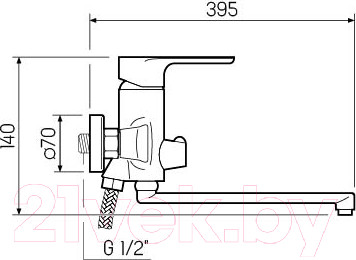 Изображение товара Смеситель РМС SL133-006E
