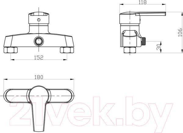 Изображение товара Смеситель РМС SL50-003