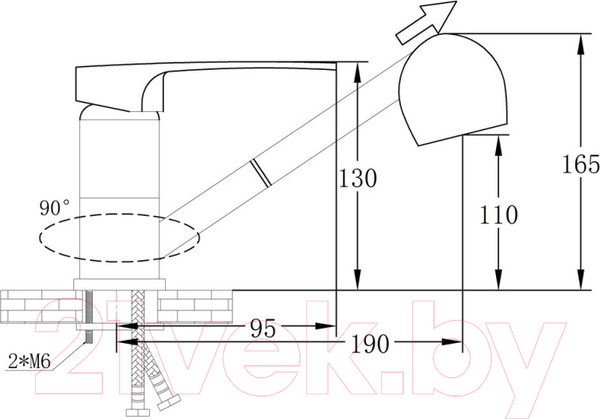 Изображение товара Смеситель РМС SL52-014