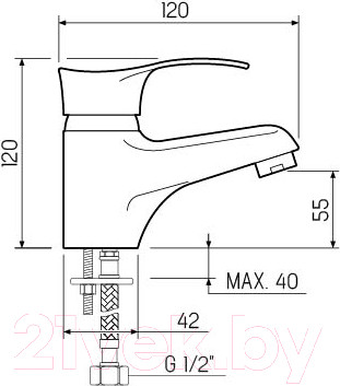 Изображение товара Смеситель РМС SL86-001