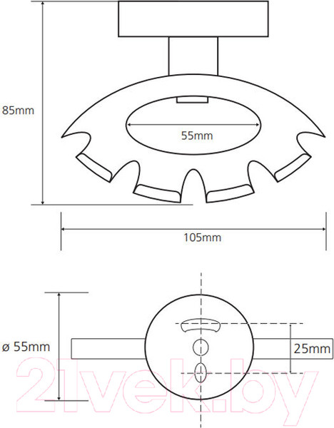 Изображение товара Держатель для зубной пасты и щетки Bemeta Omega 104110032
