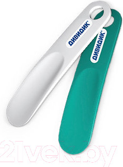 Изображение товара Ложка для обуви Дивидик 19см (белый/бирюзовый/синий)