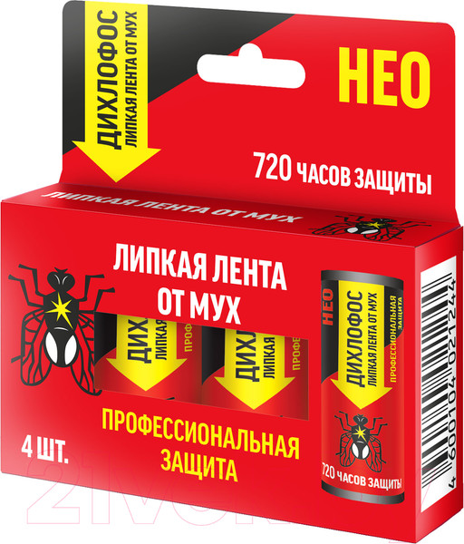Изображение товара Лента от мух Дихлофос Нео (4шт)