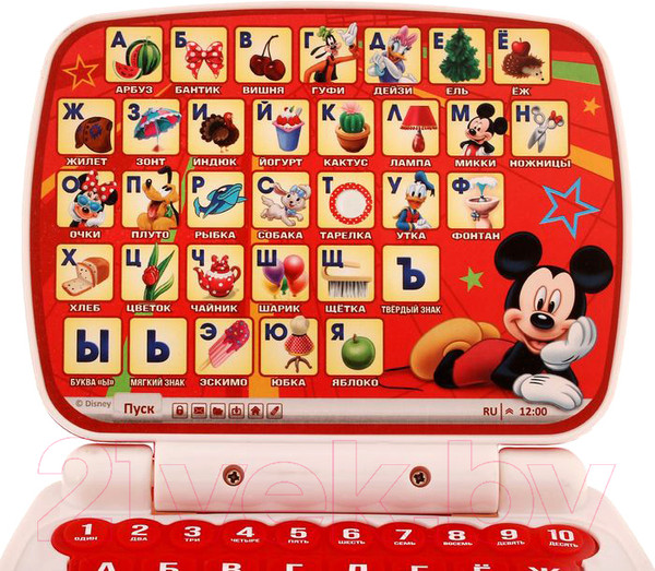 Изображение товара Развивающая игрушка Disney Умный компьютер. Микки Маус и друзья / 1406043