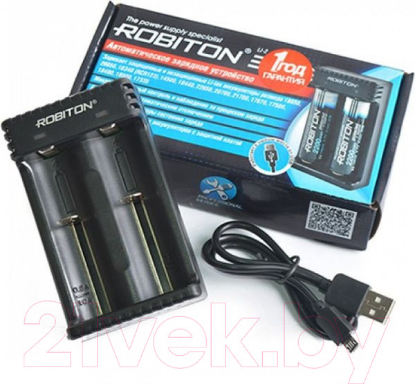 Изображение товара Зарядное устройство для аккумуляторов Robiton Li-2 / БЛ15096