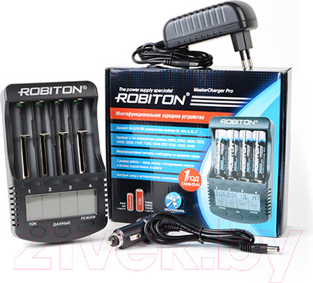 Изображение товара Зарядное устройство для аккумуляторов Robiton MasterCharger Pro / БЛ13613