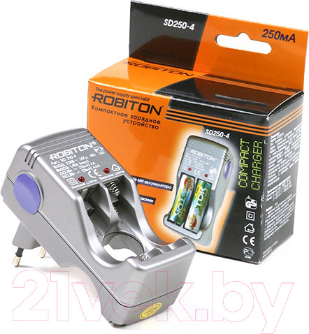 Изображение товара Зарядное устройство для аккумуляторов Robiton SD250-4 BL1 / БЛ4540