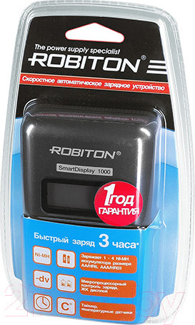Изображение товара Зарядное устройство для аккумуляторов Robiton SmartDisplay 1000 BL1