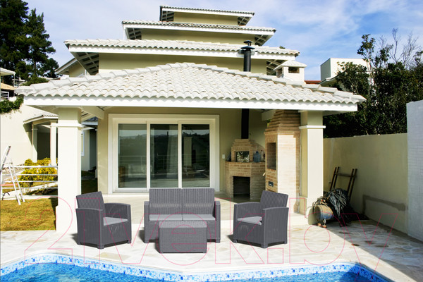 Изображение товара Комплект садовой мебели Sundays Tonga 1806136B (Black)