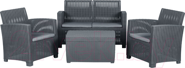 Изображение товара Комплект садовой мебели Sundays Tonga 1806136B (Black)