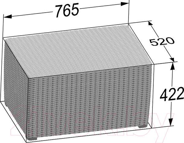 Изображение товара Комплект садовой мебели Sundays Tonga 1806136B (Black)