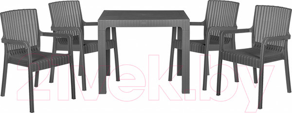 Изображение товара Комплект садовой мебели Sundays Loreto 043A+080 (Black)