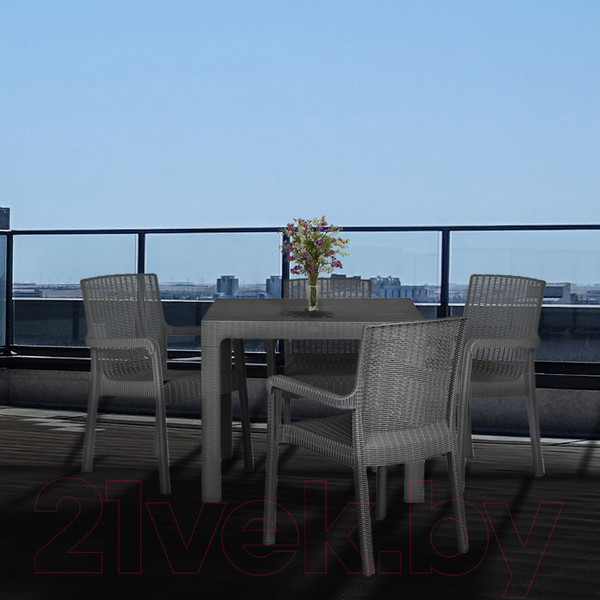 Изображение товара Комплект садовой мебели Sundays Loreto 043A+080 (Black)