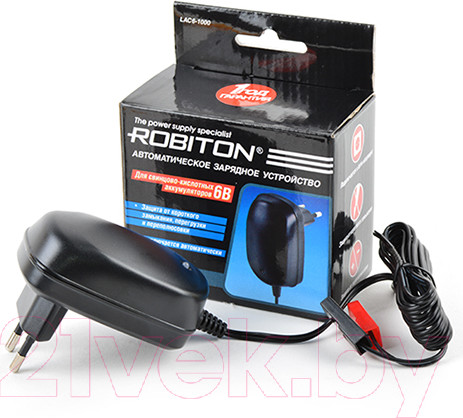 Изображение товара Зарядное устройство для аккумуляторов Robiton LAC6-1000 BL1