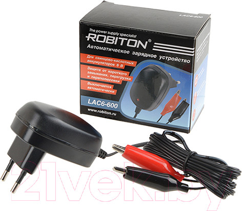 Изображение товара Зарядное устройство для аккумуляторов Robiton LAC6-600 BL1