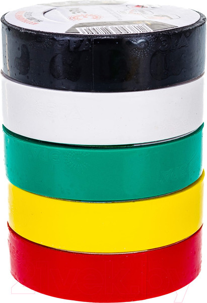 Изображение товара Набор изолент ЭРА C0038781 (5 цветов)